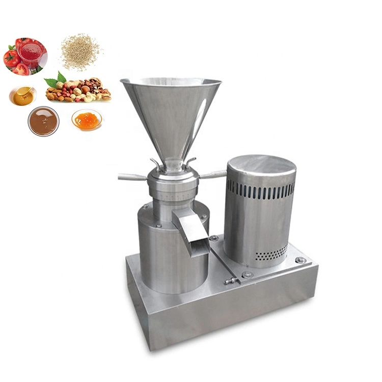 Small Commercial Almond Nuts Sesame Bone Walnut Jam Paste Grinding Mill Making Machine Colloid Mill Peanut Butter Machine