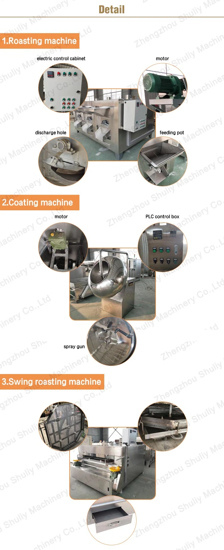 High Quality Flour Coated Fishskin Peanut Coating Making Machine Nut Coating Processing Line