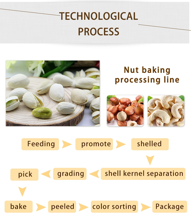 TCA High Quality 150kg/H 400kg/H Macadamia Nuts Shelling Machine Pistachio Processing and Packaging Line